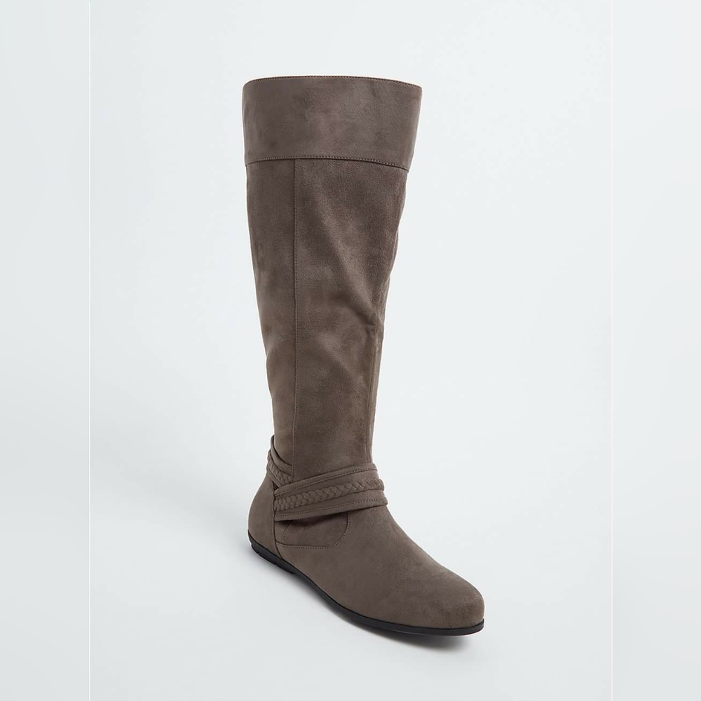 Torrid Tall Wide Calf Braided Boots